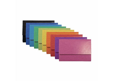 Iderama Pocket Wallet Foolscap Assorted 6500Z