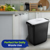 DURABIN 60L Black Bin Set and White Lid and 25x 110L Recycled Bin Bags