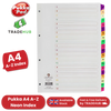 Pukka Multi-Coloured Neon Mylar A-Z Index - 1 to 5 Packs