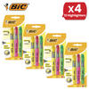 BIC Highlighters XL Assorted Fluorescent Colours 3 Pack