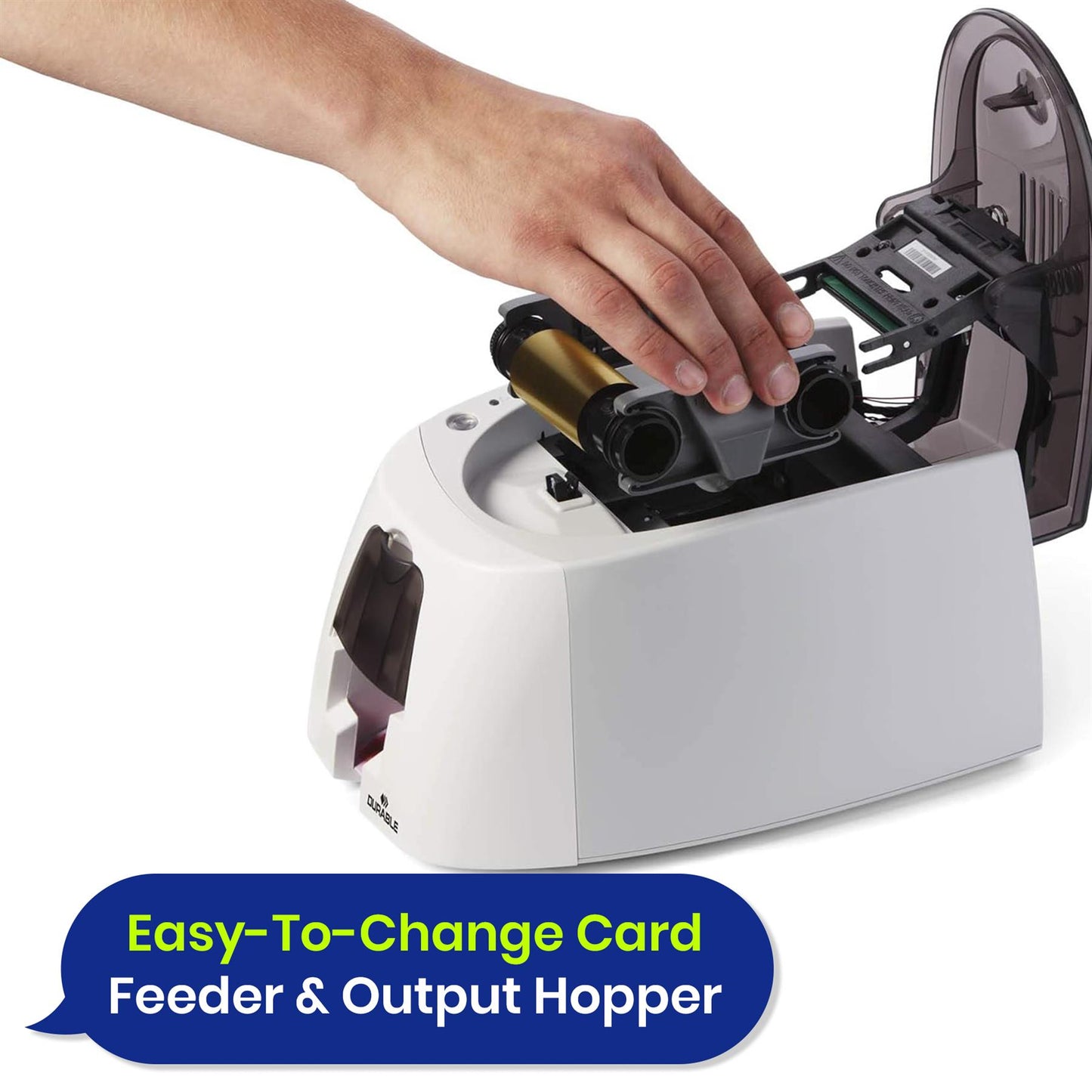 Durable DURACARD ID 300 ID Card Printer with Colour Ribbon & Blank Cards