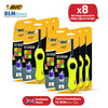 BIC Mega Utility Lighter - Plastic 6cm Wand Cooking Lighter, Push Button Lighters for BBQ