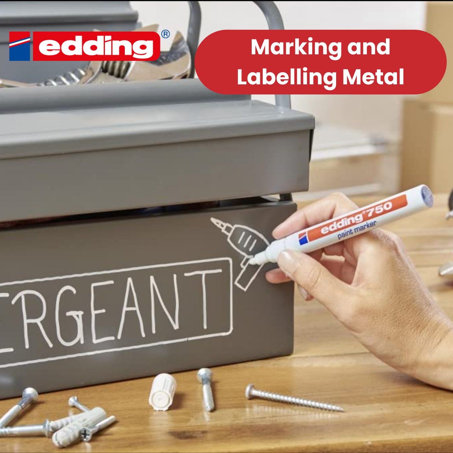 Edding Paintmarker Opaque White Pack of 10