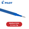 Pilot Frixion Roller Ballpoint Pen Refills 0.7mm Tip Smooth Writing - Blue Ink