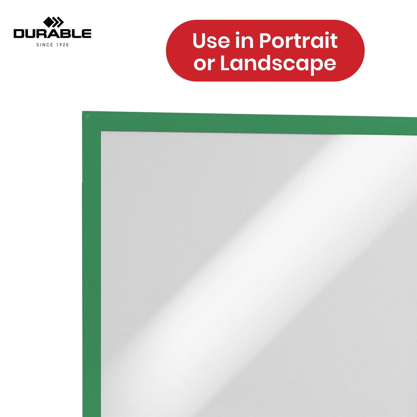 Durable Magnetic Frame 2 Pcs Metal Display Holders, Green A3 Wall Mount Holders for Posters