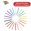 BIC Kids Kid Couleur Baby Colouring Pens Assorted - Pack of 12