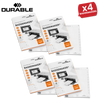 Durable BADGEMAKER Inserts 60 x 90 mm - Pack of 160 Inserts - White -  1 to 5