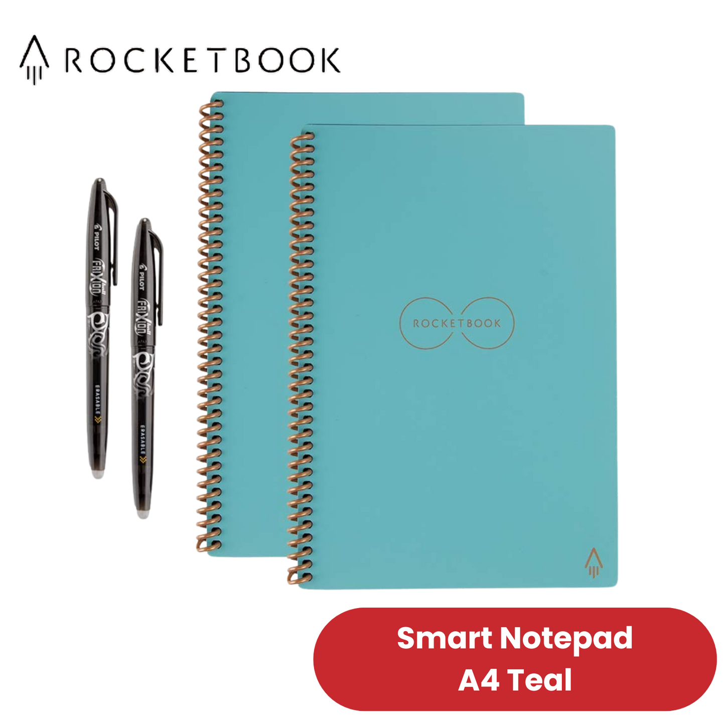 Rocketbook Fusion A4 Letter - Dotted Paper - TEAL