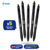 Pilot Frixion Ball Plus - Black - Pack of 5
