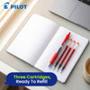 Pilot G2-07 Refill - Gel Roller Ball Red Ink Refill For Smooth Writing