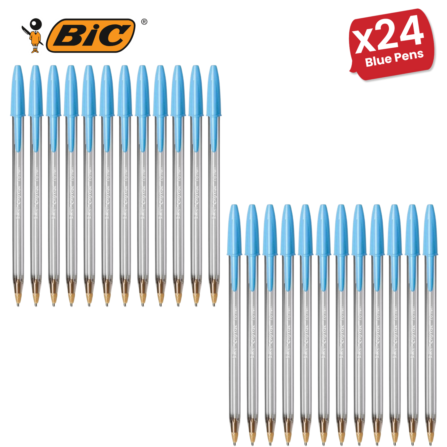 Bic Cristal Fun Ball Pen � Turquoise - Pack of 1