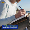 BIC Soft Feel Clic Grip Pens Pack of 15 Blue Ballpoint Pens with 1mm Tip
