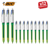 Bic 4 Colours Fluo Retractable Ballpoint Pen - Pack of 1