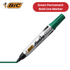 BIC Marking 2000 Ecolutions Permanent Markers Green 1.7mm Bullet Tip Pack of 12
