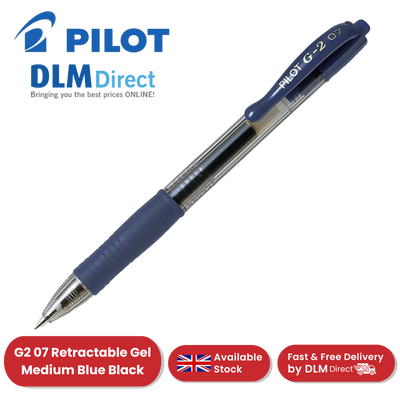 Pilot G-207 Gel Rollerball Pen - Medium Point, Retractable, Blue & Black Ink