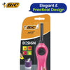 BIC Mega Standard Utility Lighter Design - Pack of 4