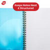 Pukka Pad Project Book - 250 Pages Assorted Colours Stripes A4 Notepad for School