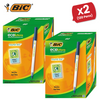 BIC Ecolutions Round Stic Ballpoint Pens - Blue Ink, 1.0mm Tip - Box of 60