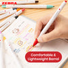 Zebra Clickart Ballpoint Retractable Bullet Tip Pen for Journaling & Drawing