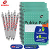 Pukka Pad A5 Squared Jotta Book, 200 Pages Wirebound Grid, Perforated