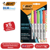 Bic Permanent Markers Fine Colour Intense Assorted Pack 1 to 5