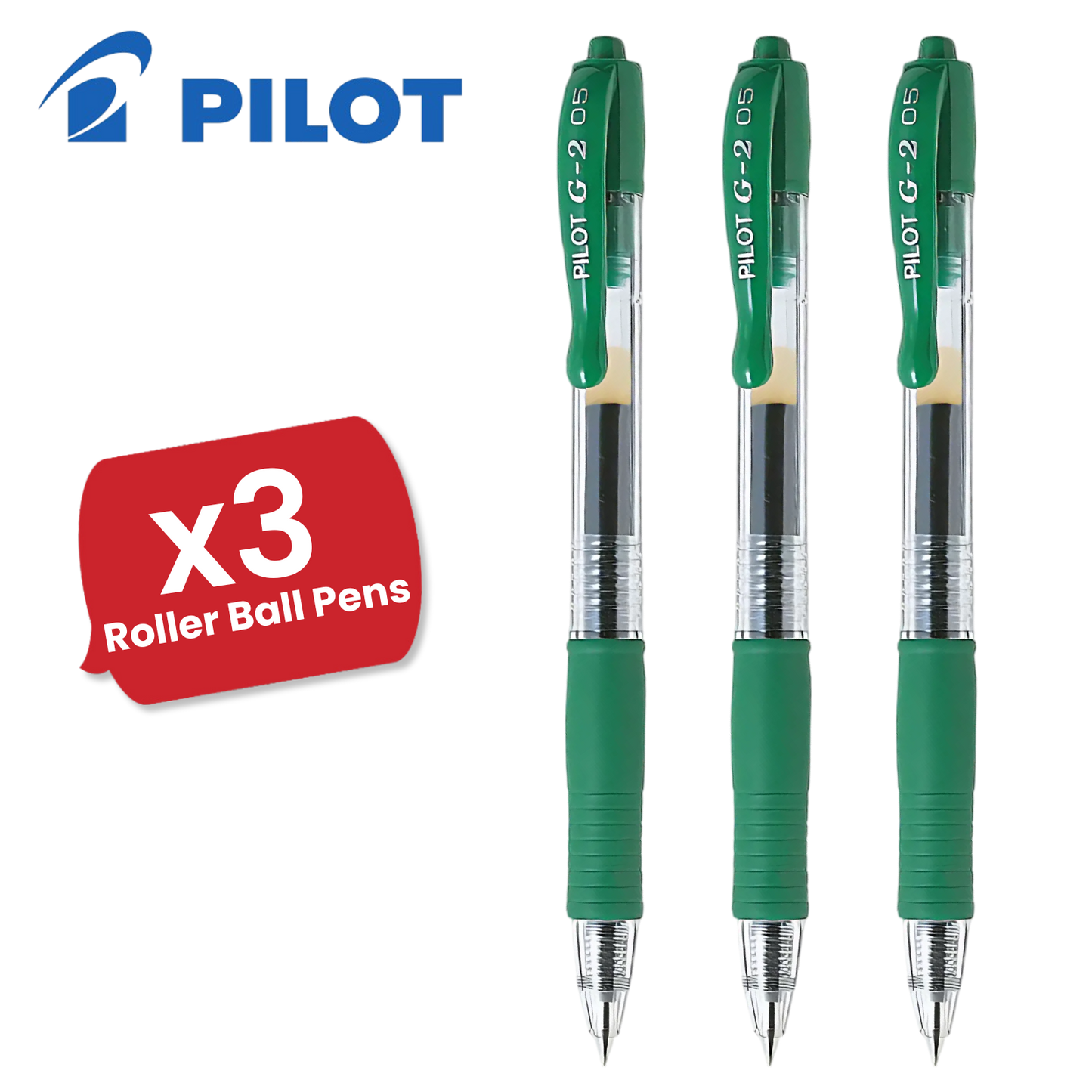 Pilot G2 05 Fine Point Green Single Pen to Multi Pens Office, School & Home Use