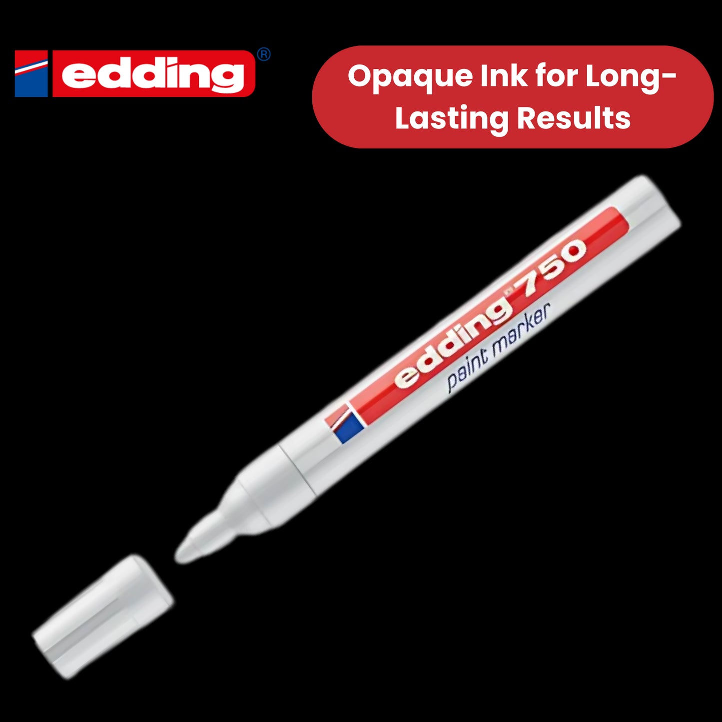 Edding Paintmarker Opaque White Single Pen