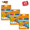 BIC Kids Evolution Triangle ECOlutions Colouring Pencils Assorted - Pack of 12