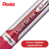 Retractable EnerGel rollerball pen ideal for everyday use. Quick drying, smooth flowing EnerGel ink, suitable for right or left-handed writers. Reduces smudging on hands and paper. Transparent barrel for easy view of remaining ink. Soft latex-free grip –
