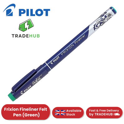 Pilot Frixion Fineliner Felt Pen Erasable Smooth Writing Multi Pens - Green