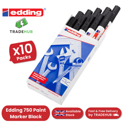 Edding Paintmarker Opaque Black Pack of 10