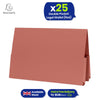 Exacompta Guildhall legal Double-Pocket Wallet for paper Documents, 315gsm,pack of 25 (Red)