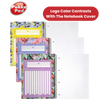 Pukka Pad Pastel Jotta Pad A4, Lined Notebook for School, Work & Notes Pack of 3