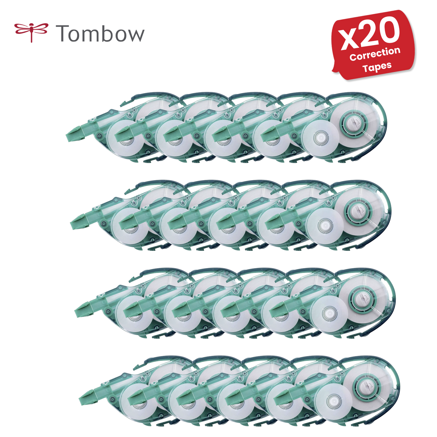 Tombow Correction Tape Refill 4mm - Single CT-YRE4 - 1 to 30 Packs