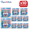 Paper Mate Flair Felt Tip Pens Candy Pop (12-Pack) - Vibrant Colors No-Bleed Ink