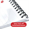 Pukka Pad Reporter's Notepad - Metallic Blue Spiral Notebook, 160 Pages Writing Book for Daily Notes