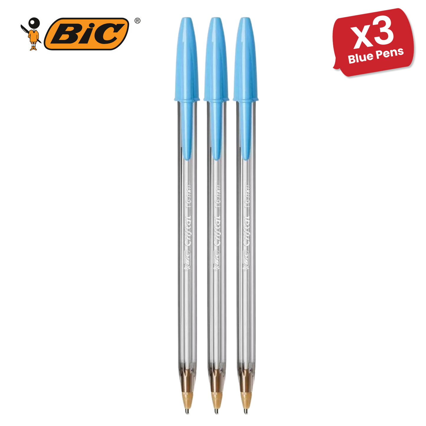 Bic Cristal Fun Ball Pen � Turquoise - Pack of 1