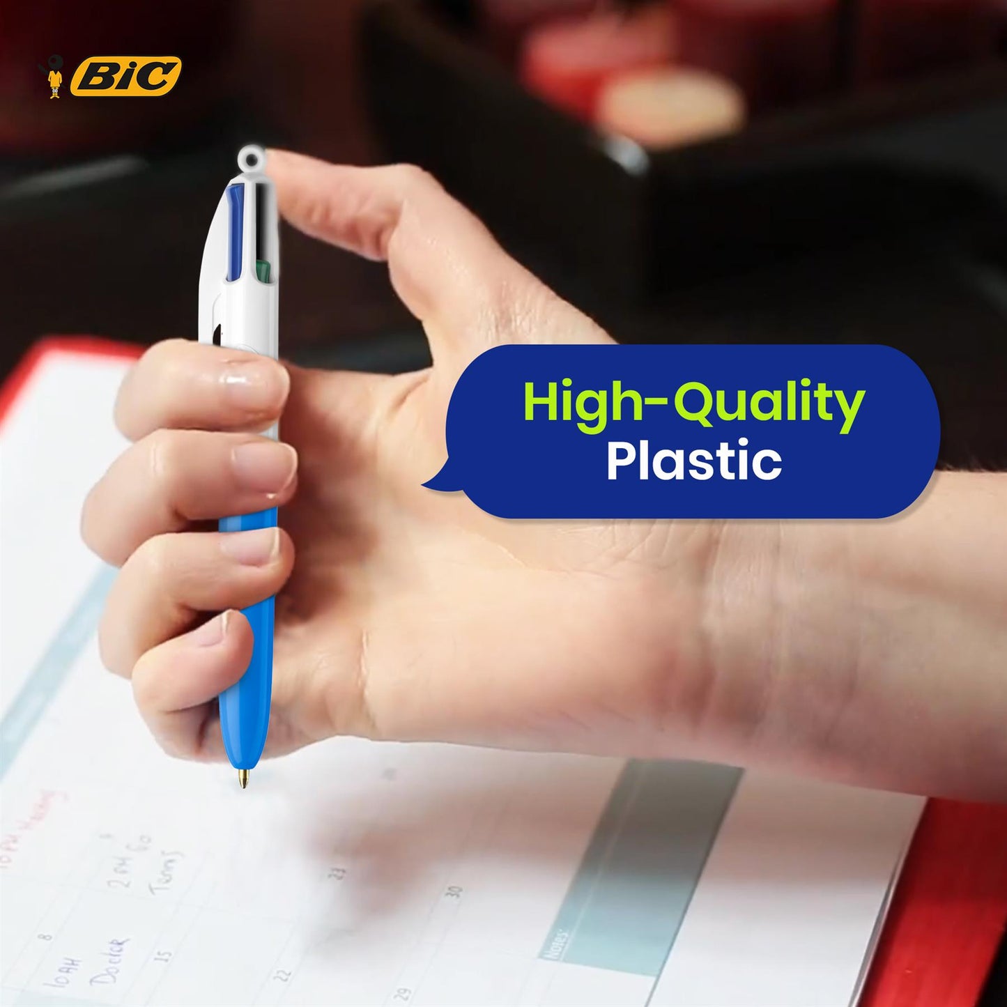 Bic 4 Colour Mini - Pack of 3