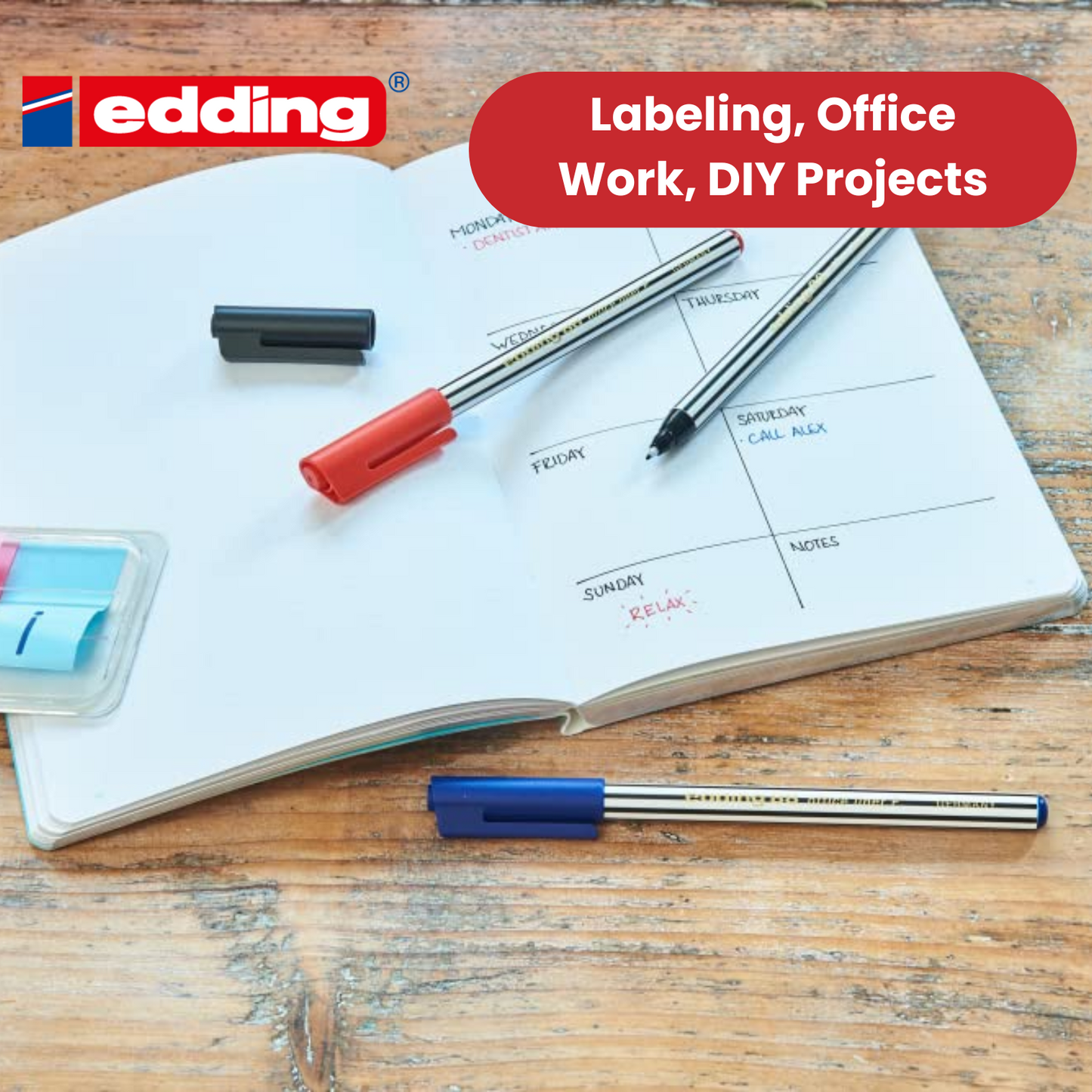 Edding 88 Office Liner Pen Black - Pack of 1 - 1 to 30 Packs