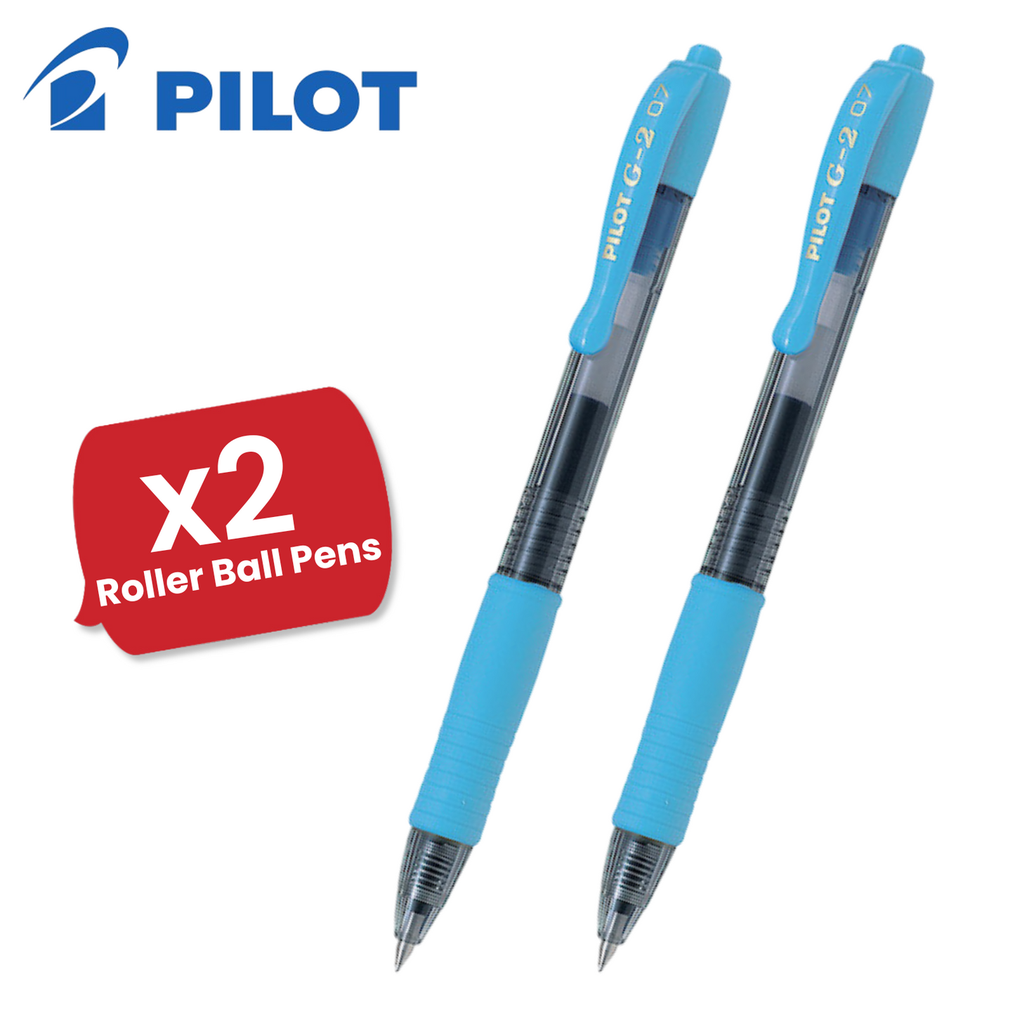 Pilot G-207 Retractable Gel Rollerball Medium Light Blue - Pack of 1 - 1 to 36 Packs