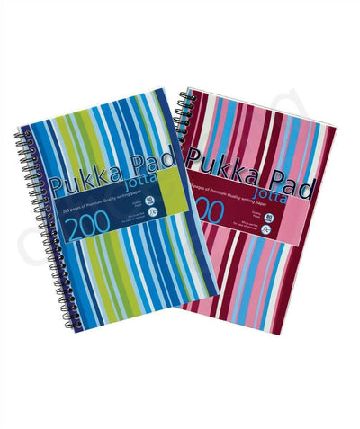 Pukka A4 Jotta polyprop cover. 200 pages - Pack of 9