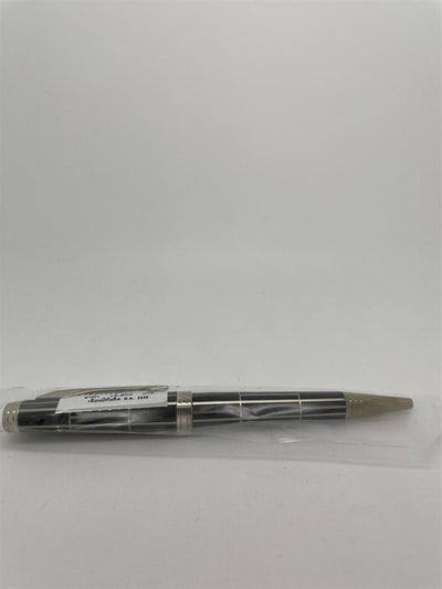 PREMIER 13 LUXURY BLACK CHROME TRIM BALLPOINT PEN MEDIUM NIB MATT BLACK - GIFT BOX