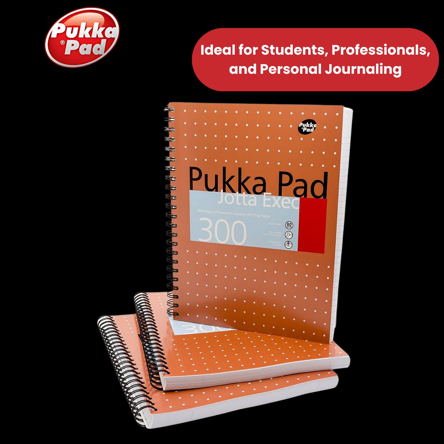 Pukka A4 300 page Metallic jotta - Lined Pack of 1