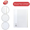 Pukka Concord A4 1-31 Index Recycled Multi-Punched File Tabs Office Organizer
