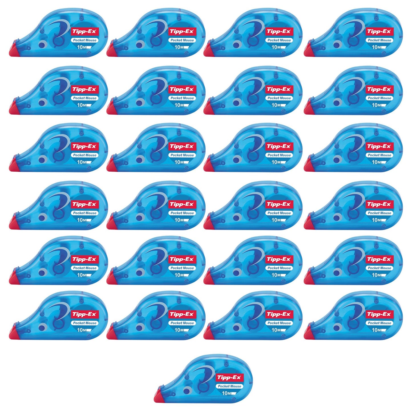 Tipp-Ex Pocket Mouse Correction Tape Roller 5mm x 6m - Pack of 1 - 1 to 30 Packs