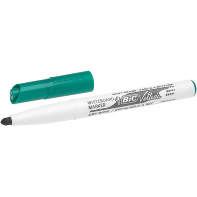 Bic Velleda 1741 Whiteboard Drywipe Markers Green  - Box of 12 - 1 to 5 Packs