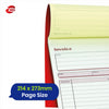 Invoice Book Hard Cover 50 NCR Duplicate Sets Sales Record Book (Pack of 5)