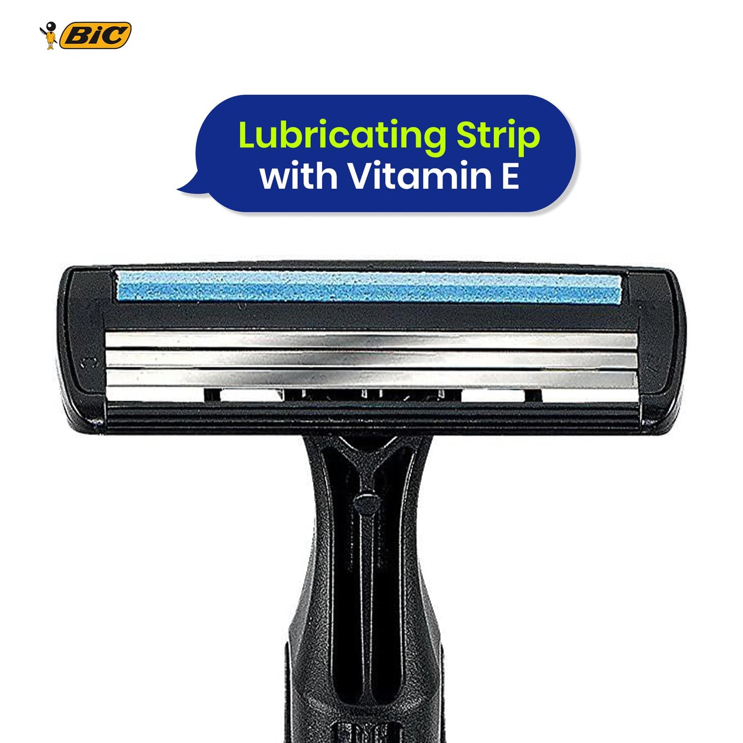 BIC 3 Action Mens Razor 16 Pack for Home or Travel Use
