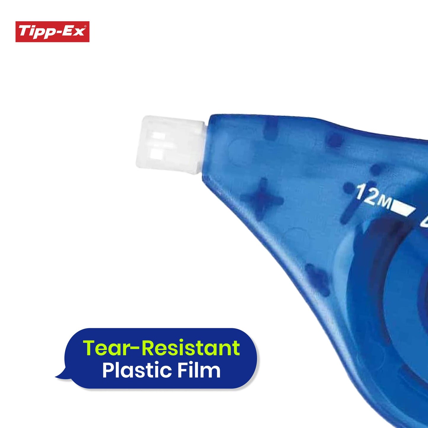 Tipp Ex Easy Correct Correction Tape Pack of 10 12m Tear Resistant Design
