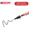 EDDING MARKER AEROSPACE BLACK 8404 bLACK Fine tip - Pack of 10